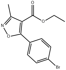 5-(4-溴苯基)-3-甲基-4-异噁唑羧酸乙酯