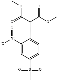 二甲基-2-(4-(甲基磺酰)-2-硝基苯基)丙二酸