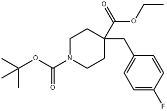 N-BOC-4-(4-氟苄基)哌啶-4-羧酸乙酯