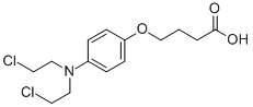 BUTYRIC ACID, 4-(p-(BIS(2-CHLOROETHYL)AMINO)PHENOXY)-