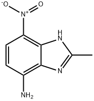 Benzimidazole, 4(or 7)-amino-2-methyl-7(or 4)-nitro- (7CI)