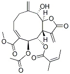 (3aS,4S,5S,6E,11S,11aS)-5-(Acetyloxy)-2,3,3a,4,5,8,9,10,11,11a-decahydro-11-hydroxy-3,10-bis(methylene)-4-[[(Z)-2-methyl-1-oxo-2-butenyl]oxy]-2-oxocyclodeca[b]furan-6-carboxylic acid methyl ester