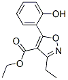 4-Isoxazolecarboxylicacid,3-ethyl-5-(2-hydroxyphenyl)-,ethylester(9CI)