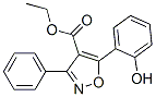 4-Isoxazolecarboxylicacid,5-(2-hydroxyphenyl)-3-phenyl-,ethylester(9CI)
