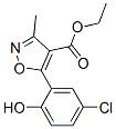4-Isoxazolecarboxylicacid,5-(5-chloro-2-hydroxyphenyl)-3-methyl-,ethylester(9CI)