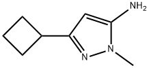 1H-Pyrazol-5-amine,  3-cyclobutyl-1-methyl-
