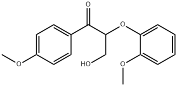 3-羟基-2-(2-甲氧基苯氧基)-1-(4-甲氧基苯基)丙基-1-酮