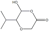 1,4-Dioxan-2-one,6-hydroxy-5-(1-methylethyl)-(9CI)