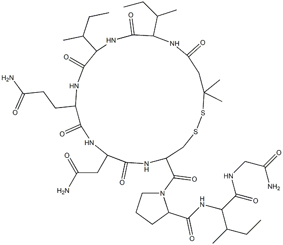 oxytocin, 1-desaminopenicillamyl-Leu(2)-