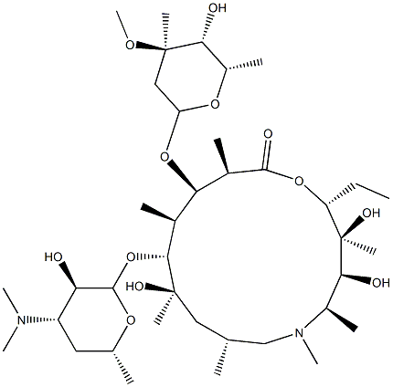 9-deoxy-9a-aza-9a-methyl-9a-homoerythromycin A