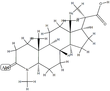 4-methyl-4-aza-3-oxopregnan-20-carboxylate