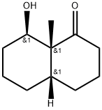 1(2H)-Naphthalenone, octahydro-8-hydroxy-8a-methyl-, (4aalpha,8alpha,8 aalpha)-