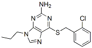 6-[(2-chlorophenyl)methylsulfanyl]-9-propyl-purin-2-amine