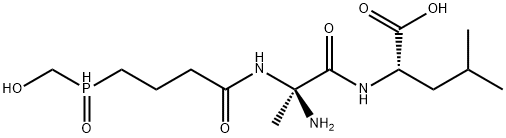 4-(Hydroxymethylphosphinyl)-L-2-aminobutanoyl-L-alanyl-L-leucine