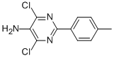 4,6-DICHLORO-2-(4-METHYLPHENYL)-5-PYRIMIDINAMINE