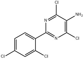 4,6-DICHLORO-2-(2,4-DICHLOROPHENYL)-5-PYRIMIDINAMINE