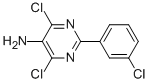2-(3-CHLOROPHENYL)-4,6-DICHLORO-5-PYRIMIDINAMINE