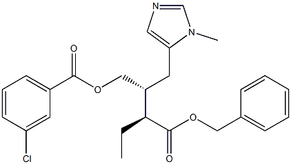 (αS,βR)-α-Ethyl-β-[[(3-chlorobenzoyl)oxy]methyl]-1-methyl-1H-imidazole-5-butanoic acid benzyl ester