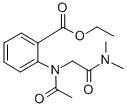 ANTHRANILIC ACID, N-ACETYL-N-(DIMETHYLCARBAMOYLMETHYL)-, ETHYL ESTER
