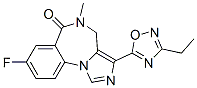 3-(3-Ethyl-1,2,4-oxadiazol-5-yl)-8-fluoro-4,5-dihydro-5-methyl-6H-imidazo[1,5-a][1,4]benzodiazepin-6-one