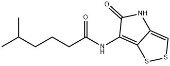 N-(4,5-Dihydro-5-oxo-1,2-dithiolo[4,3-b]pyrrol-6-yl)-5-methylhexanamide