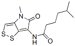 N-(4,5-Dihydro-4-methyl-5-oxo-1,2-dithiolo[4,3-b]pyrrol-6-yl)-5-methylhexanamide