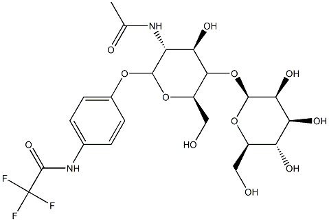 4-(trifluoroacetamido)phenyl-2-acetamido-2-deoxy-4-O-beta-mannopyranosyl-beta-glucopyranoside