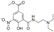 methyl 3-(2-diethylaminoethylcarbamoyl)-4-hydroxy-5-nitro-benzoate