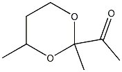 Ketone, 2,4-dimethyl-m-dioxan-2-yl methyl (7CI)