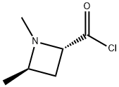 2-Azetidinecarbonyl chloride, 1,4-dimethyl-, trans- (9CI)