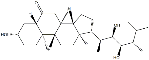 (22R,23R,24S)-3β,22,23-Trihydroxy-5α-ergostan-6-one