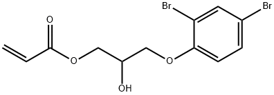 3-(2,4-dibromophenoxy)-2-hydroxypropyl acrylate