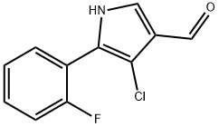 4-chloro-5-(2-fluorophenyl)-1H-pyrrole-3-carbaldehyde