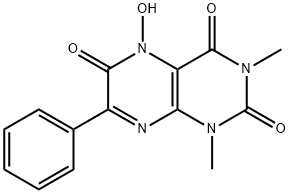 2,4,6(3H)-Pteridinetrione,  1,5-dihydro-5-hydroxy-1,3-dimethyl-7-phenyl-