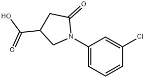 1-(3-氯苯)-5-氧代吡咯烷-3-羧酸