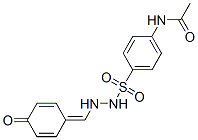 N-[4-[[(4-oxo-1-cyclohexa-2,5-dienylidene)methylamino]sulfamoyl]phenyl ]acetamide