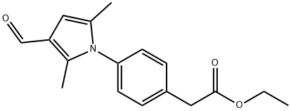 2-[4-(3-甲烷酰基-2,5-二甲基-吡咯-1-基)苯基]乙酸乙酯
