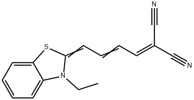 MALONONITRILE, [4-(3-ETHYL-2-BENZOTHIAZOLINYLIDENE)-2-BUTENYLIDENE]-