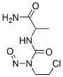 2-((((2-chloroethyl)nitrosoamino)carbonyl)amino)propanamide
