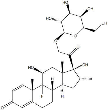 (11BETA,16ALPHA)-9-氟-21-(BETA-D-吡喃半乳糖基氧基)-11,17-二羟基-16-甲基孕甾-1,4-二烯-3,20-二酮