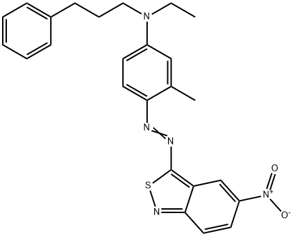 N-Ethyl-N-[3-methyl-4-[(5-nitro-2,1-benzisothiazol-3-yl)azo]phenyl]benzenepropanamine