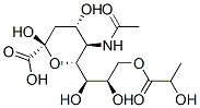(2S,4S,5R,6R)-5-acetamido-6-[(1R,2R)-1,2-dihydroxy-3-(2-hydroxypropanoyloxy)propyl]-2,4-dihydroxyoxane-2-carboxylic acid