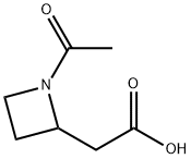 2-Azetidineacetic acid, 1-acetyl- (9CI)