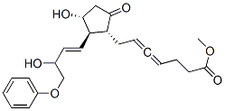 4,5-Heptadienoic acid, 7-[3-hydroxy-2-(3-hydroxy-4-phenoxy-1-butenyl)-5-oxocyclopentyl]-, methyl ester, [1R-[1α,2β(1E,3R*),3α]]-