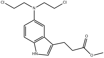 Indole-3-propionic acid, 5-[bis(2-chloroethyl)amino]-, methyl ester