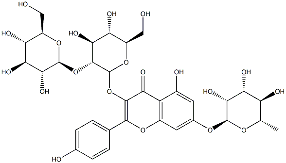 山柰酚-3-槐二糖-7-鼠李糖苷