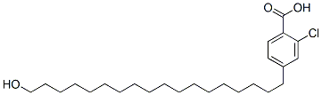 2-CHLORO-4-(HYDROXY-OCTADECYL)BENZOICACID