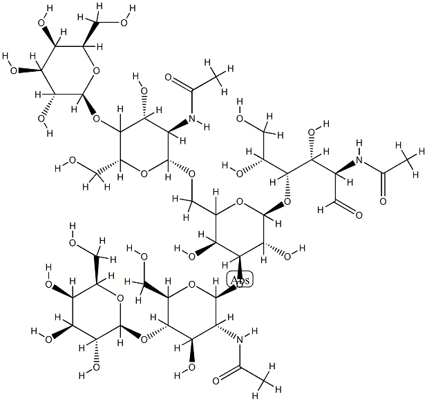 galactosyl-beta 1-4-N-acetylglucosaminyl-beta 1-3-(galactosyl-beta 1-4-N-acetylglucosaminyl-beta 1-6)galactosyl-beta 1-4-N-acetylglucosaminylpyranoside