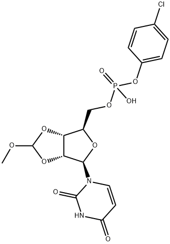 2',3'-O-(methoxymethylene)uridine 5'-(4-chlorophenyl)phosphate