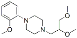 1-(2,3-dimethoxypropyl)-4-(2-methoxyphenyl)piperazine